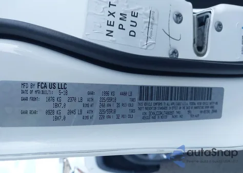 2018 Jeep Compass Limited Fwd из США, поврежденный, VIN 3C4NJCCB4JT406997